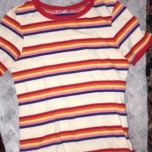 Honey Punch striped shirt